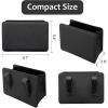 imageAccmor Collapsible Car Trash Can Vehicle Garbage Organizer Holder Bin with One Roll Trash Bag Waterproof Hanging Mini Auto Dustbin Accessories Storage Container for Vans SUVsBlack