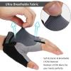 imageAccmor Cycling Gloves for Men Women Bike Gloves Half Finger Road Bike MTB Gloves AntiSlip ShockAbsorbing Glove for Fitness Cycling Outdoor Sportsgray