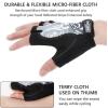 imageAccmor Cycling Gloves for Women Men Half Finger Bike Gloves Road Bicycle Gloves ShockAbsorbing AntiSlip Breathable Motorcycle Mountain Bike Gloves for Men Women Adultsgray