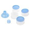 imageAccmor Formula Dispenser On The Go 4 Compartments Stackable Formula Container for Travel Baby Milk Powder Kids Snack Container BPA Free Blue Green Pink