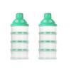 imageAccmor Formula Dispenser On The Go 4 Compartments Stackable Formula Container for Travel Baby Milk Powder Kids Snack Container BPA Free Green