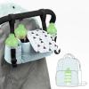 imageAccmor Formula Dispenser On The Go 4 Compartments Stackable Formula Container for Travel Baby Milk Powder Kids Snack Container BPA Free Light Green