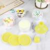 imageAccmor Formula Dispenser On The Go 4 Compartments Stackable Formula Container for Travel Baby Milk Powder Kids Snack Container BPA Free Yellow