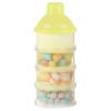 imageAccmor Formula Dispenser On The Go 4 Compartments Stackable Formula Container for Travel Baby Milk Powder Kids Snack Container BPA Free Yellow