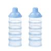 imageAccmor Formula Dispenser On The Go 5 Compartments Stackable Formula Container for Travel Baby Milk Powder Kids Snack Container BPA FreeBlue