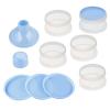 imageAccmor Formula Dispenser On The Go 5 Compartments Stackable Formula Container for Travel Baby Milk Powder Kids Snack Container BPA FreeBlue