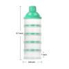 imageAccmor Formula Dispenser On The Go 5 Compartments Stackable Formula Container for Travel Baby Milk Powder Kids Snack Container BPA FreeGreen