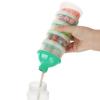 imageAccmor Formula Dispenser On The Go 5 Compartments Stackable Formula Container for Travel Baby Milk Powder Kids Snack Container BPA FreeGreen