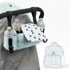 imageAccmor Formula Dispenser On The Go 5 Compartments Stackable Formula Container for Travel Baby Milk Powder Kids Snack Container BPA FreeGrey