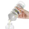 imageAccmor Formula Dispenser On The Go 5 Compartments Stackable Formula Container for Travel Baby Milk Powder Kids Snack Container BPA FreeGrey