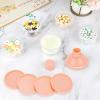 imageAccmor Formula Dispenser On The Go 5 Compartments Stackable Formula Container for Travel Baby Milk Powder Kids Snack Container BPA FreeLight Pink