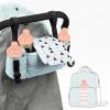 imageAccmor Formula Dispenser On The Go 5 Compartments Stackable Formula Container for Travel Baby Milk Powder Kids Snack Container BPA FreeLight Pink
