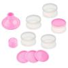 imageAccmor Formula Dispenser On The Go 5 Compartments Stackable Formula Container for Travel Baby Milk Powder Kids Snack Container BPA FreePink