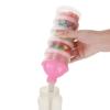 imageAccmor Formula Dispenser On The Go 5 Compartments Stackable Formula Container for Travel Baby Milk Powder Kids Snack Container BPA FreePink