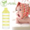 imageAccmor Formula Dispenser On The Go 5 Compartments Stackable Formula Container for Travel Baby Milk Powder Kids Snack Container BPA FreeYellow