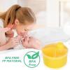 imageAccmor Formula Dispenser On The Go NonSpill Rotating FourCompartment Formula Container to Go Milk Powder Snack Storage Container for Infant Toddler Travel Outdoor GreenYellow