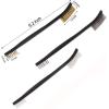 imageAccmor Gun Cleaning Tools Kit Universal Gun Cleaner Set Including 4 Pcs DoubleEnded Brass Steel Nylon Bristle Clean Brushes ampamp 4 Pcs Polymer Cleaning PicksMetal Cleaning Picks