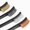 imageAccmor Gun Cleaning Tools Kit Universal Gun Cleaner Set Including 4 Pcs DoubleEnded Brass Steel Nylon Bristle Clean Brushes ampamp 4 Pcs Polymer Cleaning PicksPlastic Cleaning Picks