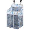 imageAccmor Hanging Baby Diaper Caddy Organizer Diaper Stacker Baby Crib Hanging Classified Storage Bag Organizer for Changing Table Crib Playard or Wall ampamp Nursery Organization BlackStyle AWhite
