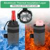 imageAccmor Insulated Bike Water Bottle Holders  Keeps Bottle Cool or Warm Universal Fit for Kids Mountain Cruiser Road Bikes  Blackblack