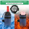 imageAccmor Insulated Bike Water Bottle Holders  Keeps Bottle Cool or Warm Universal Fit for Kids Mountain Cruiser Road Bikes  Blackblue