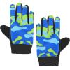 imageAccmor Kids Cycling Gloves  Breathable NonSlip Full Finger Gloves for Child Cycling Climbing Riding Biking ampamp Outdoor Sports 410 Years Boys ampamp GirlsStyle BBlue Green