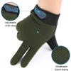 imageAccmor Kids Cycling Gloves  Breathable NonSlip Full Finger Gloves for Child Cycling Climbing Riding Biking ampamp Outdoor Sports 410 Years Boys ampamp GirlsStyle AGreen