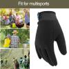 imageAccmor Kids Cycling Gloves  Breathable NonSlip Full Finger Gloves for Child Cycling Climbing Riding Biking ampamp Outdoor Sports 410 Years Boys ampamp GirlsStyle ABlack