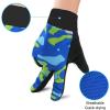 imageAccmor Kids Cycling Gloves  Breathable NonSlip Full Finger Gloves for Child Cycling Climbing Riding Biking ampamp Outdoor Sports 410 Years Boys ampamp GirlsStyle BBlue Green