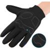 imageAccmor Kids Cycling Gloves  Breathable NonSlip Full Finger Gloves for Child Cycling Climbing Riding Biking ampamp Outdoor Sports 410 Years Boys ampamp GirlsStyle BBlue Orange