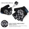 imageAccmor Kids Fishing Gloves Kids Sport Cycling Gloves for Cycling Camping Fishing Outdoor Sportsblack