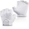 imageAccmor Kids PU Leather Fingerless Gloves Kids Cycling Gloves Outdoor Sports Cosplay Performance Half Finger Gloves for Boys Girlswhite