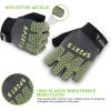 imageAccmor Kids Sport Gloves Kids Half Finger Gloves for Boys Girls Cycling Camping Fishing Outdoor Sportsgreen