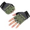 imageAccmor Kids Sport Gloves Kids Half Finger Gloves for Boys Girls Cycling Camping Fishing Outdoor Sportsgreen