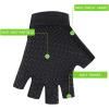 imageAccmor Kids Sport Gloves Kids Half Finger Gloves for Boys Girls Cycling Camping Fishing Outdoor Sportsgreen