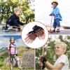imageAccmor Kids Sport Gloves Kids Half Finger Gloves for Boys Girls Cycling Camping Fishing Outdoor Sportsorange