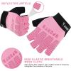 imageAccmor Kids Sport Gloves Kids Half Finger Gloves for Boys Girls Cycling Camping Fishing Outdoor Sportspink