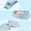 imageAccmor Long Sleeve Baby Bib Full Sleeve Bib Baby Toddler Waterproof Sleeved Bibs Smock Machine WashableBlue
