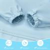imageAccmor Long Sleeve Baby Bib Full Sleeve Bib Baby Toddler Waterproof Sleeved Bibs Smock Machine WashableBlue
