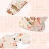 imageAccmor Long Sleeve Baby Bib Full Sleeve Bib Baby Toddler Waterproof Sleeved Bibs Smock Machine WashableRainbow