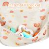 imageAccmor Long Sleeve Baby Bib Full Sleeve Bib Baby Toddler Waterproof Sleeved Bibs Smock Machine WashableRainbow