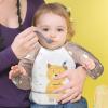 imageAccmor Long Sleeve Baby Bibs Waterproof Sleeved Bibs Smock for Toddler Baby Girls Boys Eating Feeding5pcsbearDinosaur Whale Lion Flamingo