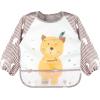 imageAccmor Long Sleeve Baby Bibs Waterproof Sleeved Bibs Smock for Toddler Baby Girls Boys Eating Feeding5pcsbearDinosaur Whale Lion Flamingo