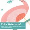 imageAccmor Long Sleeve Baby Bibs Waterproof Sleeved Bibs Smock for Toddler Baby Girls Boys Eating Feeding5pcsbird Fox Flamingo Elk Whale