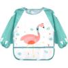 imageAccmor Long Sleeve Baby Bibs Waterproof Sleeved Bibs Smock for Toddler Baby Girls Boys Eating Feeding5pcsbird Fox Flamingo Elk Whale