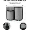 imageAccmor Luggage Drink Holder Universal Luggage Travel Cup Holder Free Hands Suitcase Drinks Beverage Holder Luggage Cup Caddy Gifts for Travelers Flight Attendants