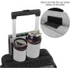 imageAccmor Luggage Drink Holder Universal Luggage Travel Cup Holder Free Hands Suitcase Drinks Beverage Holder Luggage Cup Caddy Gifts for Travelers Flight Attendants