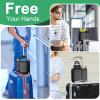 imageAccmor Luggage Travel Cup Holder Universal Suitcase Drinks Beverage Holder Free Hands Suitcase Cup Caddy Gifts for Travelers Flight Attendants