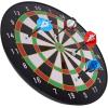 imageAccmor Magnetic Darts 12pcs Replacement Safety Plastic Darts for DartboardBlue RedShiny