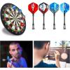 imageAccmor Magnetic Darts 12pcs Replacement Safety Plastic Darts for DartboardBlue RedShiny